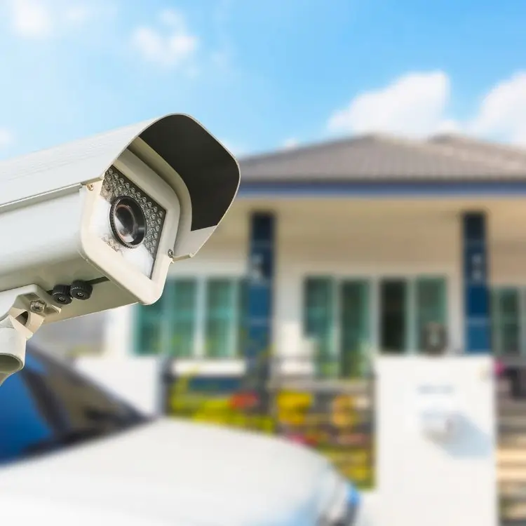 Modern smart security camera installation by Gold Coast Smarthome Solutions on the Gold Coast