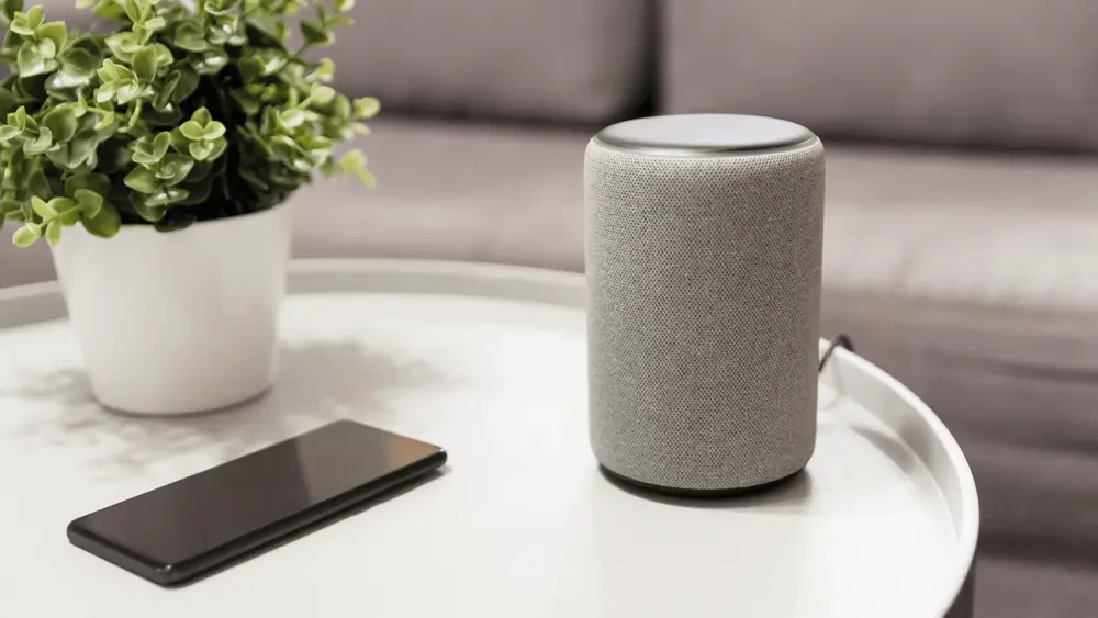 Professional home entertainment system installation with a large screen TV and in-wall speakers in a modern Gold Coast home.