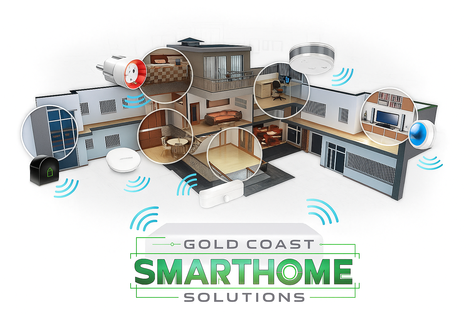 gold-coast-smarthome-solutions-experts.jpg | smart home The expert team from Gold Coast Smarthome Solutions installing a smart home automation system.